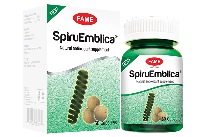 SpiruEmblica®(သဘာဝအားဆေး)