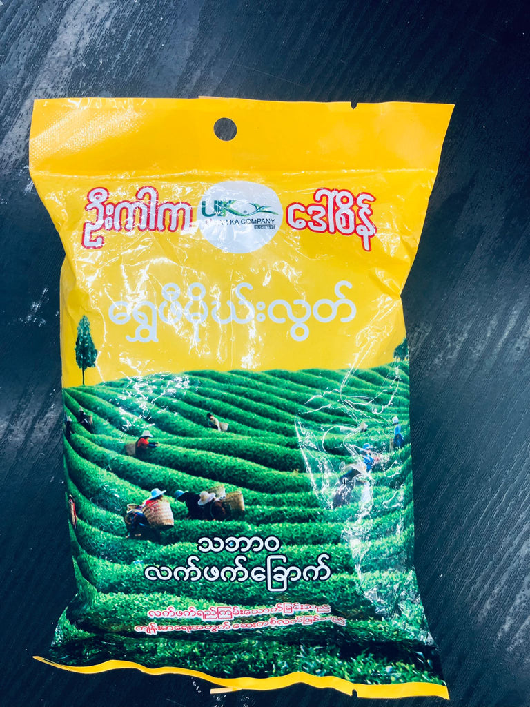 ဉီးကာက ရွှေဖိုဃ်လွတ် သဘာဝလက်ဖက်ခြောက်