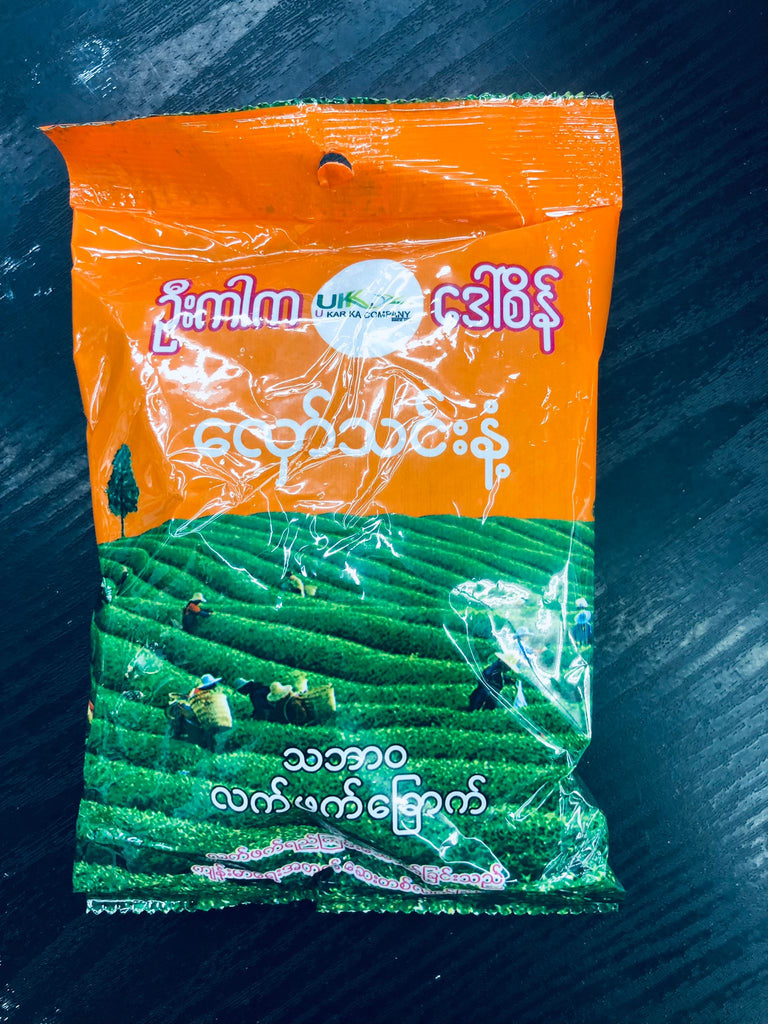 ဉီးကာက လှော်သင်းနံ့ သဘာဝလက်ဖက်ခြောက်