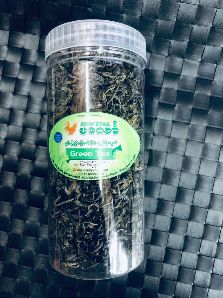 Hin Tha Green Dried Tea Leaves(ဟင်္သာလက်ဖက်ခြောက်)