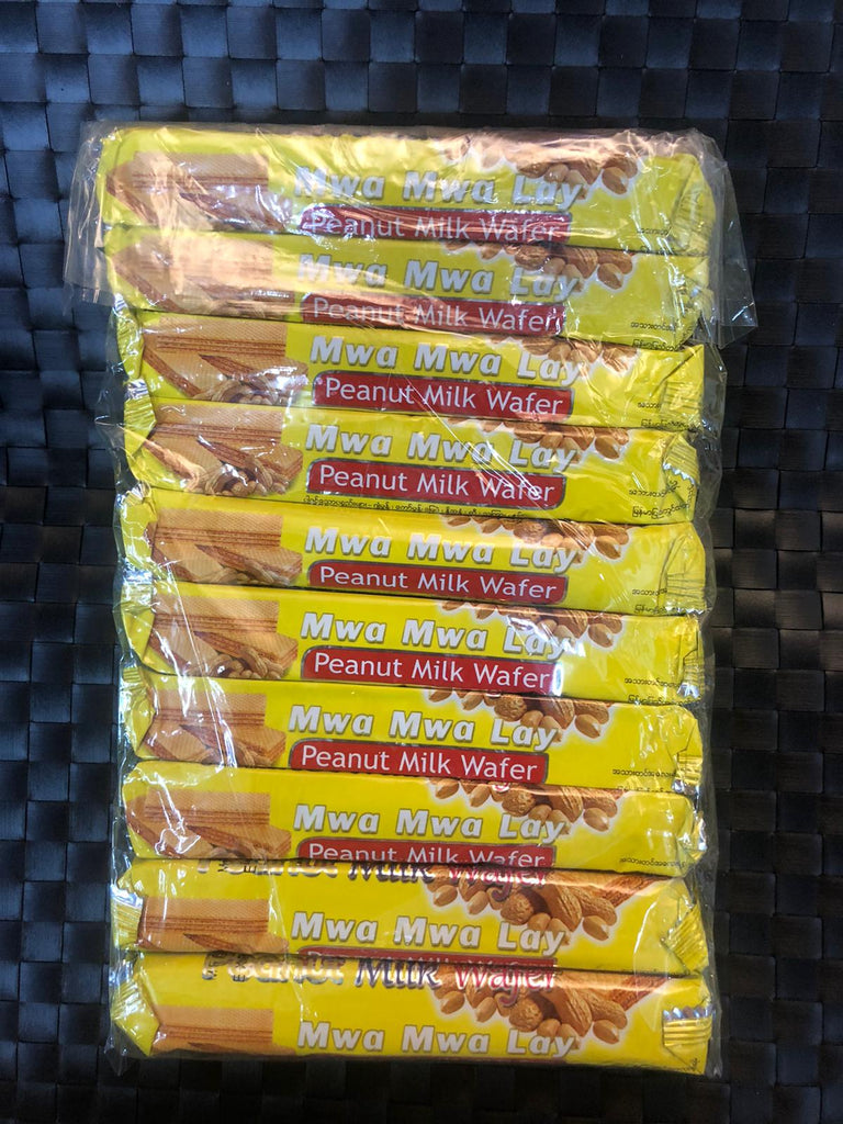 Mwe Mwe Lay Peanut Milk Wafer