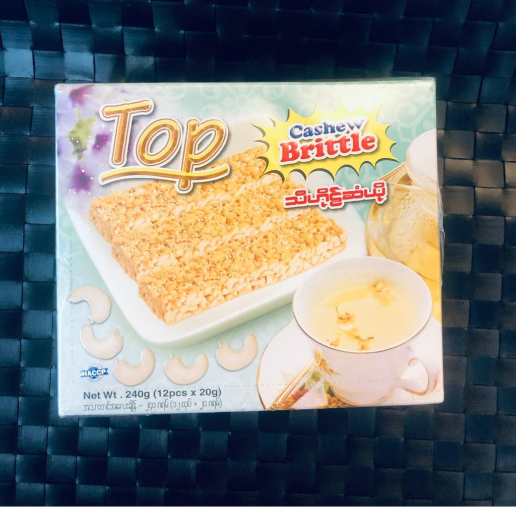 Top Cashew Brittle(သီဟိုဠ်စေ့ ဆံယို)