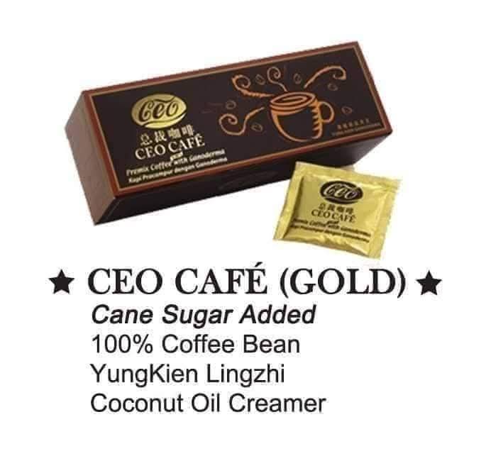 CEO Coffee (Gold) 4 in 1 Cane Sugar Added