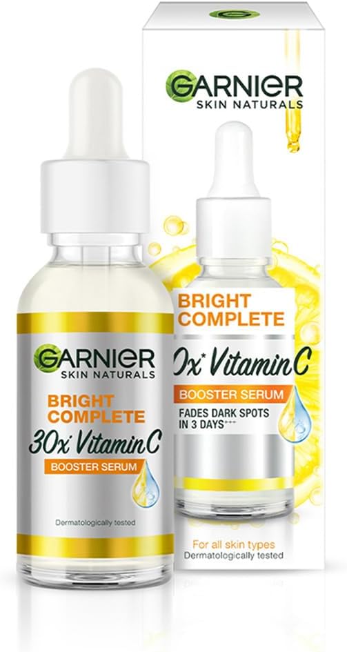 Garnier Bright Complete Booster Vitamin C Serum 30ml,White,SYLCVS30-00